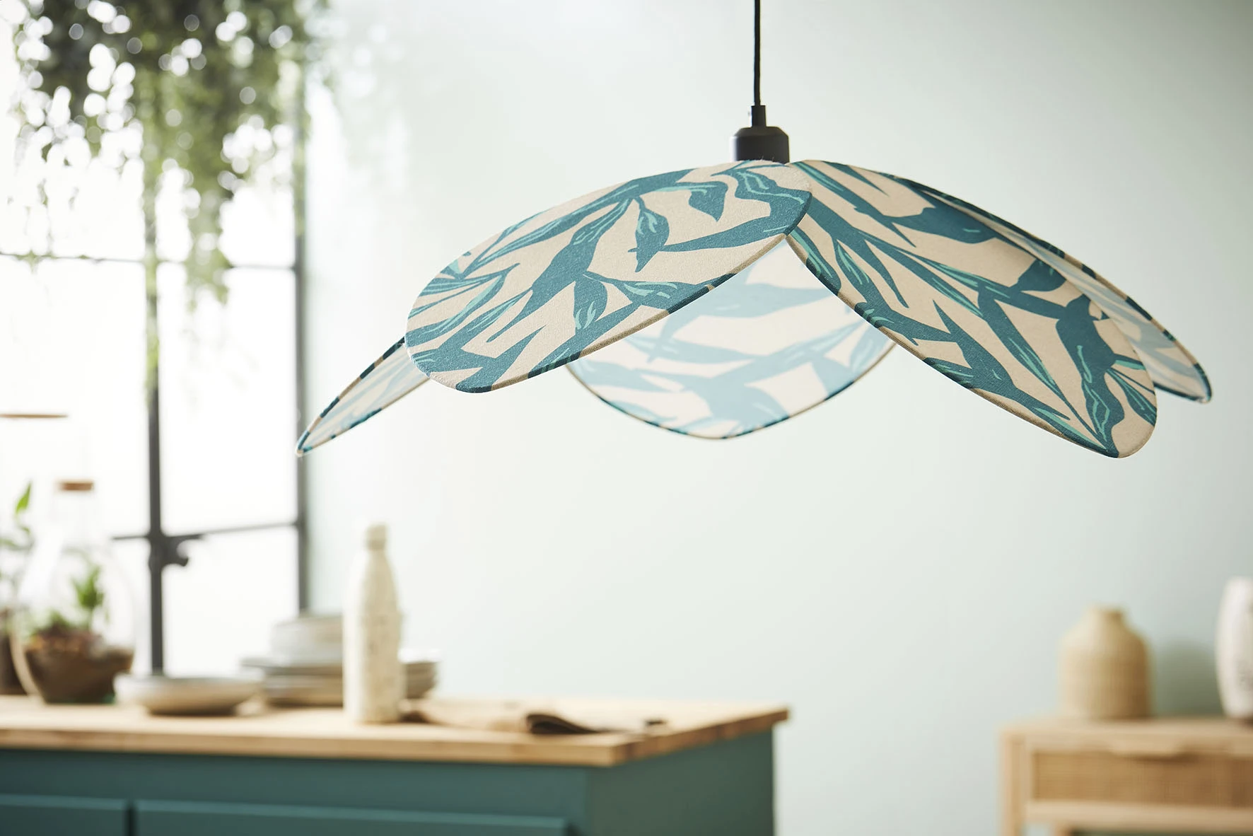 SEMA DESIGN Suspension En Tissu D70cm Vert - Pep's Pop 8 SEMA DESIGN Suspension En Tissu D70cm Vert - Pep's Pop – Image 6