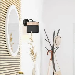 Corep Applique En Métal Et Coton H17cm Noir - Raito -SEMA DESIGN Boutique 2c4c2 622524 frn04 web