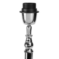 Côté Table Pied De Lampe En Aluminium Gris Et Argent - Lycias 7 Côté Table Pied De Lampe En Aluminium Gris Et Argent - Lycias -SEMA DESIGN Boutique 32962 DET02 WEB