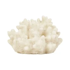 Côté Table Lampe Led Corail Egee Blanc En Résine