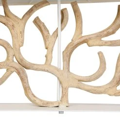 Côté Table Lampe En Bois De Vigne Et Lin Blanc H59cm - Coral -SEMA DESIGN Boutique 37640 DET04 WEB