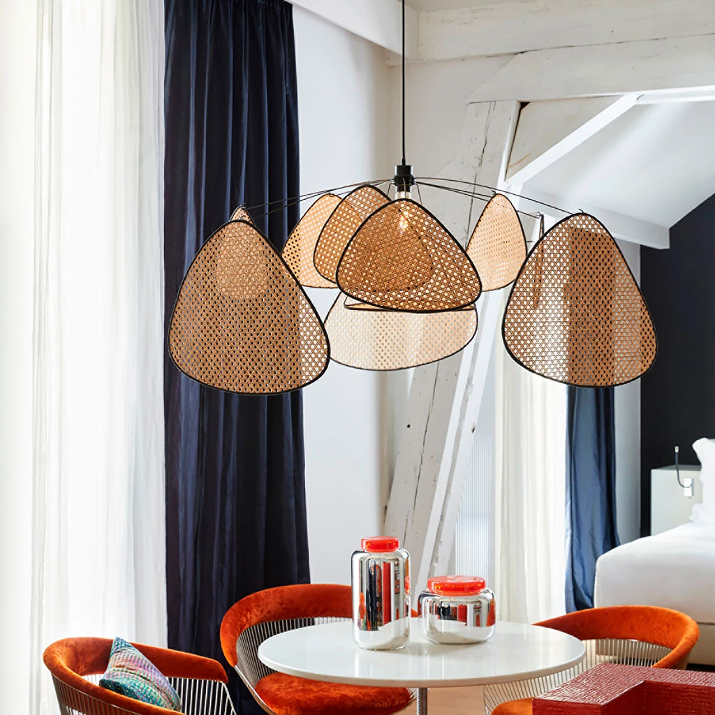 Market Set Suspension En Cannage D110xh45cm Naturel - Screen 7 Market Set Suspension En Cannage D110xh45cm Naturel - Screen – Image 5