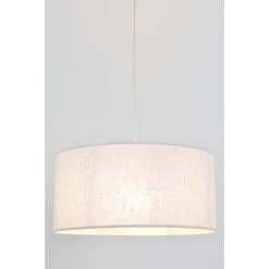 Corep Suspension En Lin Lavé D38cm Blanc - Cylindre -SEMA DESIGN Boutique 606628 FRN02 WEB