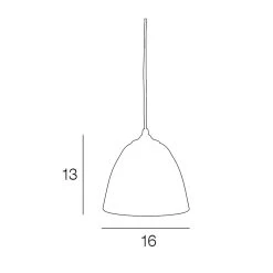 Corep Suspension En Verre Strié H15cm Fumé -SEMA DESIGN Boutique 606634 FRN03 WEB