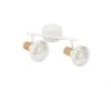 Corep Spot 2 Lumières En Métal Effet Bois Blanc - Alvar 1 Corep Spot 2 Lumières En Métal Effet Bois Blanc - Alvar -SEMA DESIGN Boutique 606638 FRN01 WEB