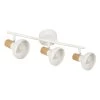 Corep Spot 3 Lumières En Métal Effet Bois Blanc - Alvar 1 Corep Spot 3 Lumières En Métal Effet Bois Blanc - Alvar -SEMA DESIGN Boutique 606640 FRN01 WEB