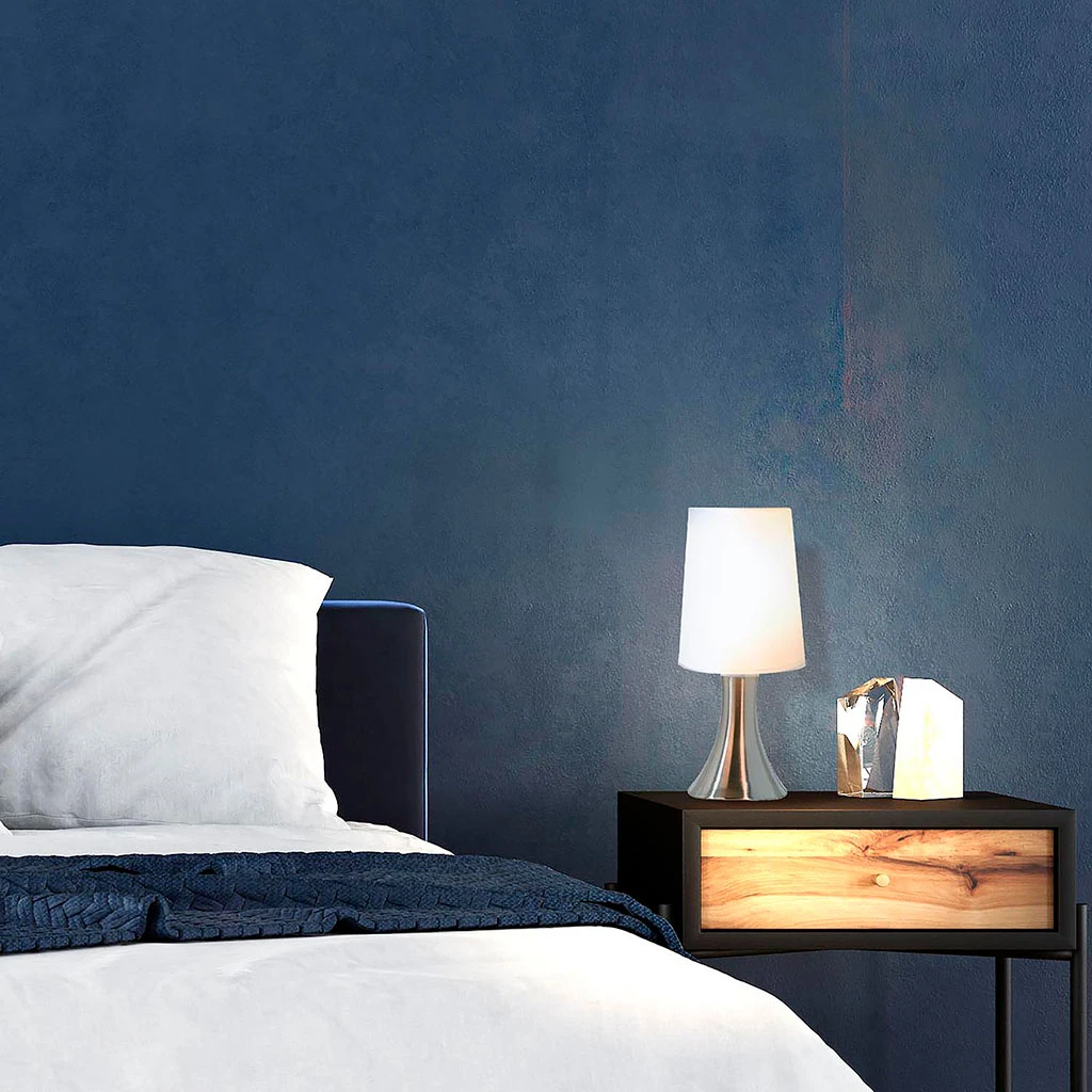 Corep Lampe En Métal Sytsème Touch Coloris Alu Brossé 4 Corep Lampe En Métal Sytsème Touch Coloris Alu Brossé – Image 2