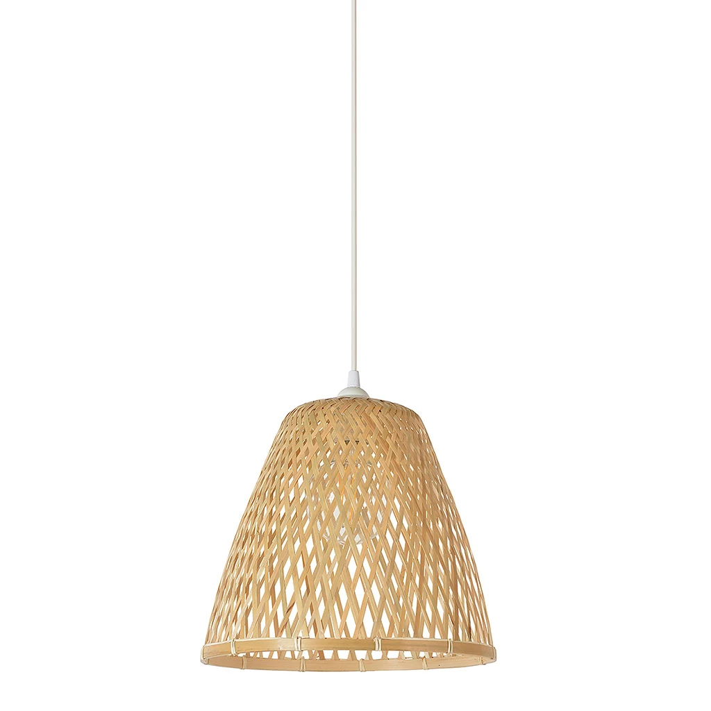 Corep Suspension En Bambou L30cm Naturel - Conique 3 Corep Suspension En Bambou L30cm Naturel - Conique