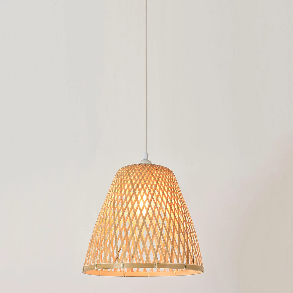 Corep Suspension En Bambou L30cm Naturel - Conique 4 Corep Suspension En Bambou L30cm Naturel - Conique – Image 2
