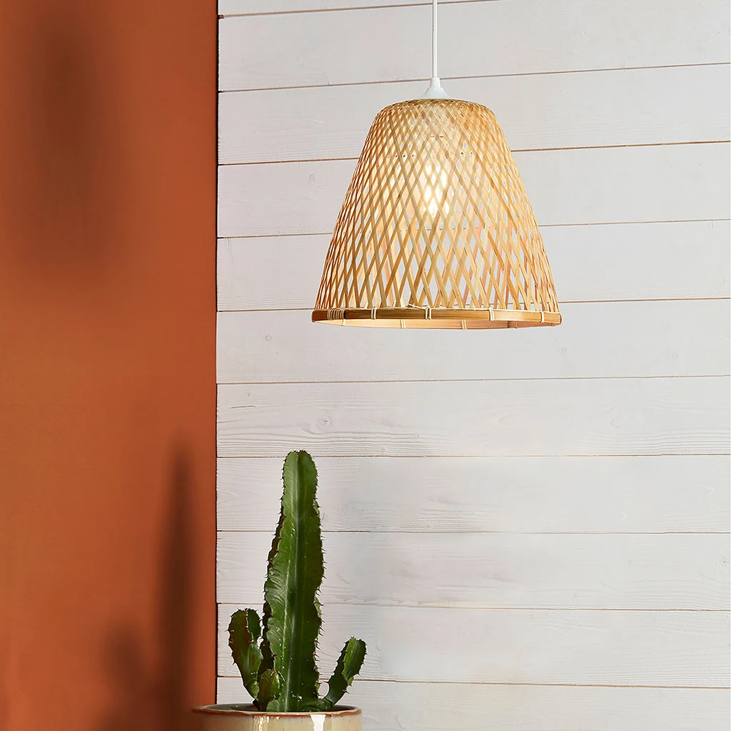 Corep Suspension En Bambou L30cm Naturel - Conique 5 Corep Suspension En Bambou L30cm Naturel - Conique – Image 3