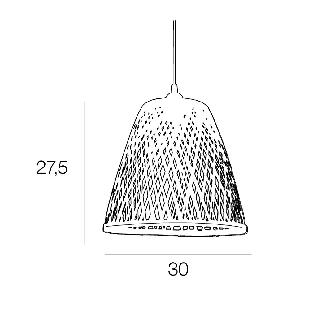 Corep Suspension En Bambou L30cm Naturel - Conique 6 Corep Suspension En Bambou L30cm Naturel - Conique – Image 4