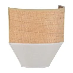 Corep Applique En Raphia H20cm Blanc - Menorca