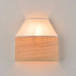 Corep Applique En Raphia H20cm Blanc - Menorca -SEMA DESIGN Boutique 613481 FRN03 WEB