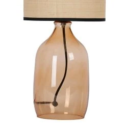 Opjet Lampe En Verre Et Raphia H40.5cm Ambre - Familiale 10 Opjet Lampe En Verre Et Raphia H40.5cm Ambre - Familiale -SEMA DESIGN Boutique 616079 DET01 WEB