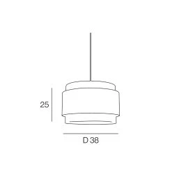 Corep Suspension En Raphia Et Coton D38cm Pyla - Milo -SEMA DESIGN Boutique 620155 FRN05 WEB