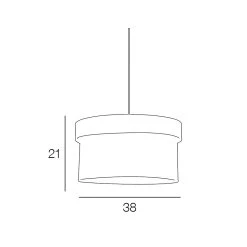 Corep Suspension Cylindre Bimat Amman Pyla D38cm 10 Corep Suspension Cylindre Bimat Amman Pyla D38cm -SEMA DESIGN Boutique 620157 FRN03 WEB