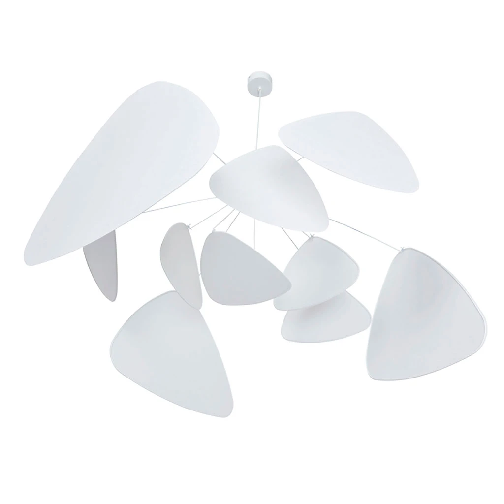 Market Set Suspension En Métal Et Papier D110cm Blanc - Screen Murano 3 Market Set Suspension En Métal Et Papier D110cm Blanc - Screen Murano