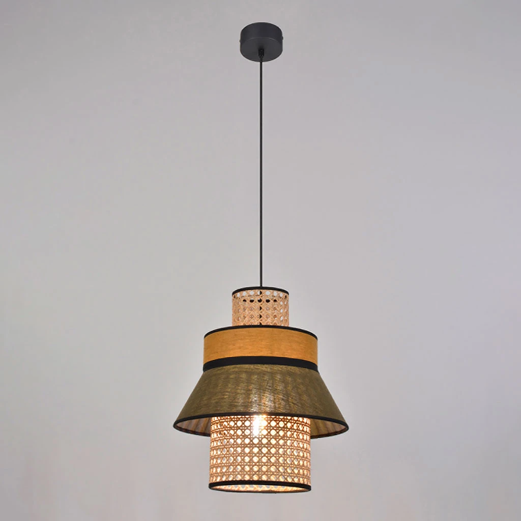 Market Set Suspension Singapour Kaki Et Curry H32cm 5 Market Set Suspension Singapour Kaki Et Curry H32cm – Image 3