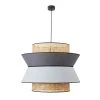Market Set Suspension En Cannage Et Lin Lavé H60cm Gris Clair Et Anthracite - Singapour 1 Market Set Suspension En Cannage Et Lin Lavé H60cm Gris Clair Et Anthracite - Singapour -SEMA DESIGN Boutique 620381 FRN01 WEB