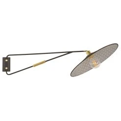 Market Set Applique En Méta D50cm Paon Et Noir - Gatsby