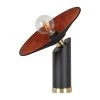 Market Set Lampe En Métal Et Velour H37cm Cognac - Gatsby