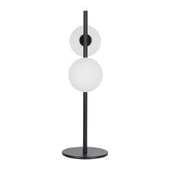 Opjet Lampe En Métal 2 Globes En Verre H53cm Noir - Edmond -SEMA DESIGN Boutique 621998 DET01 WEB