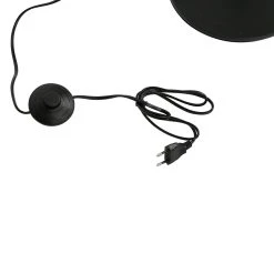 Opjet Lampadaire En Métal H152cm 3 Globes En Verre Opaline Noir - Edmond -SEMA DESIGN Boutique 621999 DET03 WEB