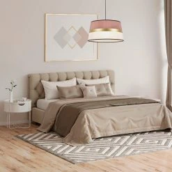 Corep Suspension Velvet En Coton Et Velours Rose D38cm -SEMA DESIGN Boutique 622497 FRN05 WEB