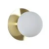 Corep Applique En Metal Doré Et Verre Laiton D18cm Blanc - Manor -SEMA DESIGN Boutique 622503 FRN01 WEB