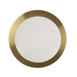 Corep Applique En Metal Doré Et Verre Laiton D18cm Blanc - Manor -SEMA DESIGN Boutique 622503 FRN06 WEB