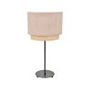 Corep Lampe En Raphia Et Velour H50cm Sable - Boheme -SEMA DESIGN Boutique 622506 FRN01 WEB