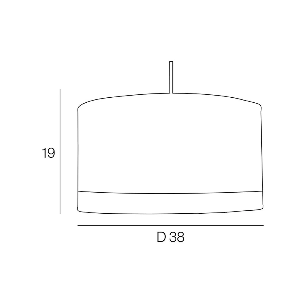 Corep Suspension En Coton D38cm Noir - Raito 6 Corep Suspension En Coton D38cm Noir - Raito – Image 4