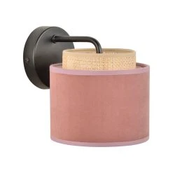 Corep Applique Boheme En Metal Et Velours H17cm Rose -SEMA DESIGN Boutique 622525 FRN05 WEB