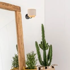 Corep Applique Boheme En Metal Et Velours H17cm Sable -SEMA DESIGN Boutique 622526 FRN04 WEB