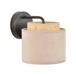 Corep Applique Boheme En Metal Et Velours H17cm Sable -SEMA DESIGN Boutique 622526 FRN05 WEB