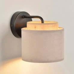 Corep Applique Boheme En Metal Et Velours H17cm Sable -SEMA DESIGN Boutique 622526 FRN06 WEB