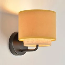 Corep Applique Boheme En Metal Et Velours H17cm Moutarde -SEMA DESIGN Boutique 622528 FRN02 WEB