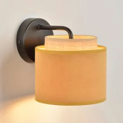 Corep Applique Boheme En Metal Et Velours H17cm Moutarde -SEMA DESIGN Boutique 622528 FRN06 WEB