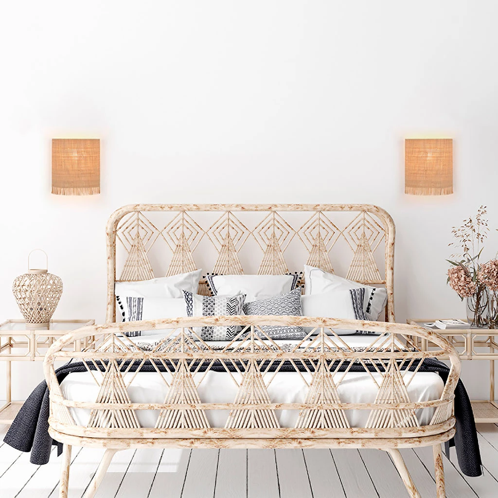 Corep Applique En Metal Et Raphia H23cm Naturel - Ibiza 7 Corep Applique En Metal Et Raphia H23cm Naturel - Ibiza – Image 5