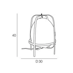 Corep Lampe En Papier Et Bambou H40cm Blanc - Akemi -SEMA DESIGN Boutique 622531 FRN03 WEB