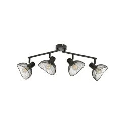 Corep Spot 4 Lumières En Metal H18cm Mat Noir - Iris 11 Corep Spot 4 Lumières En Metal H18cm Mat Noir - Iris -SEMA DESIGN Boutique 622560 FRN05 WEB