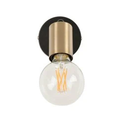 Corep Spot 1 Lumière En Métal Et Laiton H12.5cm Noir - Winston 12 Corep Spot 1 Lumière En Métal Et Laiton H12.5cm Noir - Winston -SEMA DESIGN Boutique 622561 FRN05 WEB