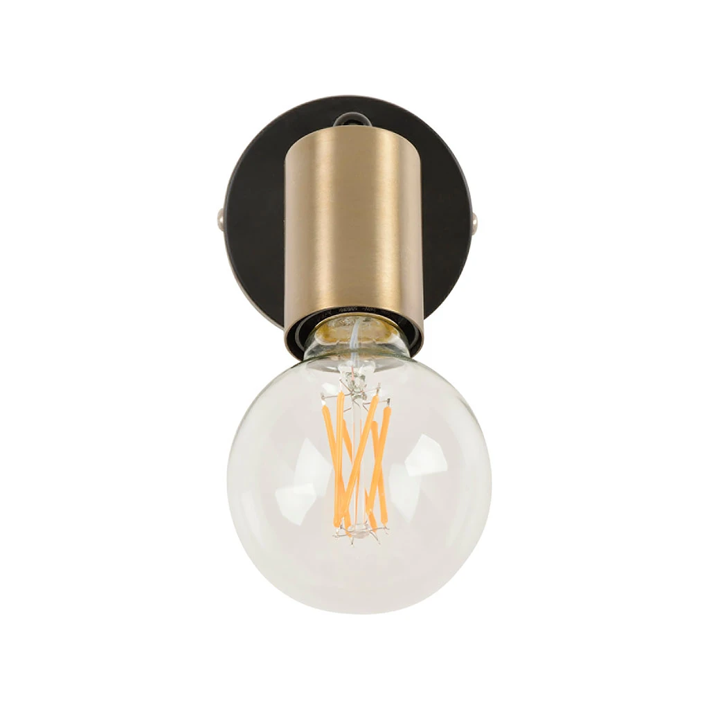 Corep Spot 1 Lumière En Métal Et Laiton H12.5cm Noir - Winston 7 Corep Spot 1 Lumière En Métal Et Laiton H12.5cm Noir - Winston – Image 5