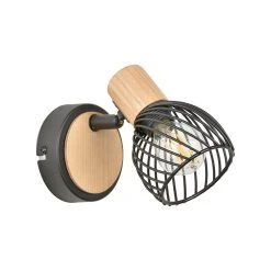 Corep Spot 1 Lumière En Métal H13cm Mat Noir - Kento