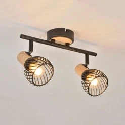 Corep Spot 2 Lumières En Métal H16cm Mat Noir - Kento -SEMA DESIGN Boutique 622566 FRN02 WEB