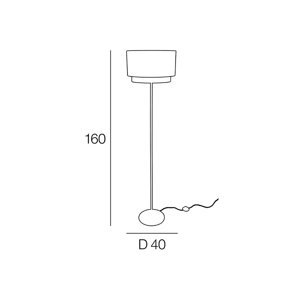 Corep Lampadaire En Metal Et Velours H160cm Sable - Boheme 6 Corep Lampadaire En Metal Et Velours H160cm Sable - Boheme – Image 4