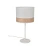 Corep Lampe En Métal Et Coton H36cm Blanc - Raito -SEMA DESIGN Boutique 622577 FRN01 WEB