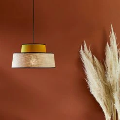Corep Suspension En Coton Et Raphia D38cm Moutarde - Mallorca 12 Corep Suspension En Coton Et Raphia D38cm Moutarde - Mallorca -SEMA DESIGN Boutique 622590 FRN04 WEB
