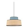 Corep Suspension En Coton Et Raphia D38cm Pétrole - Mallorca -SEMA DESIGN Boutique 622591 FRN01 WEB