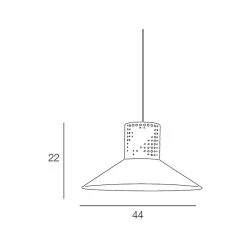 Corep Suspension En Coton Et Cannage D44cm Blanc - Pennsy -SEMA DESIGN Boutique 622594 FRN03 WEB